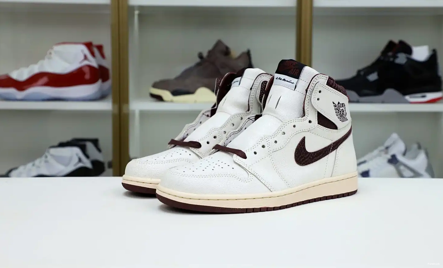 og high 1 Maniére burgundy